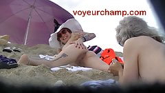 VoyeurChamp.com – Exhibitionist Wife Mrs Ginary Nude Beach!