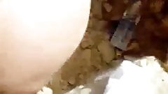 With her lover on the mountain and kisses her by the big ass