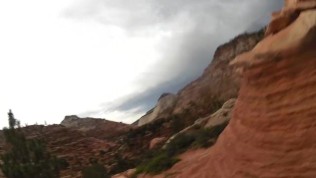 Amateur Outdoors Sloppy Blowjob & Swallow