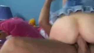Babysitter shows off her blowjob skills