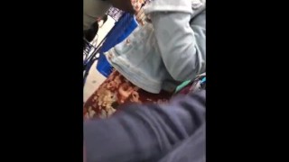 BIG BOOTY LATINA GROPE CANDID