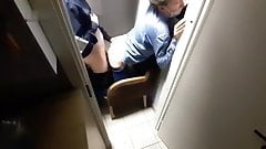 COVID-19. Cheating couple in office