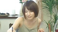 Footjob under the table