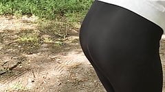 German Ass in Leggins