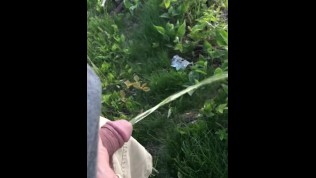 He didn’t know I taped him pee.