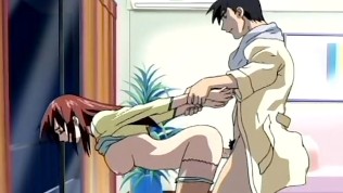 Hentai anal sex before the window