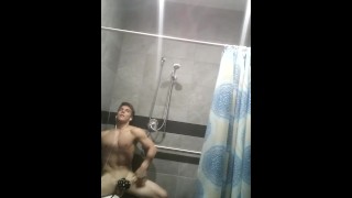 Hot Guy Masturbates in Public