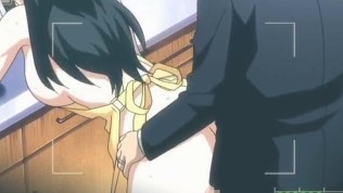 Hot hentai sex for busty housewife