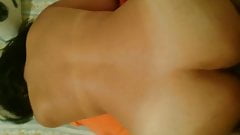 Italian amateur on bed