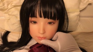 Japanese Teen School Girl Sex Doll Pussy and Anal Fingering by Doll Mania