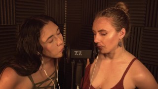 MUNA AND SAGE EAR FLUTTERING ASMR ACTION – COME GET HARD TO THIS AUDIBle
