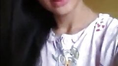 My Chinese friend showing me how wet she is