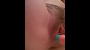 Nastassia Kukharenka masturbating with a toothbrush