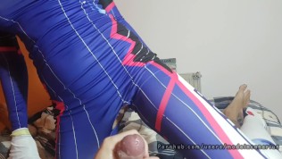 PAWG D.Va Overwatch cosplay geek girl. Made in Canarias