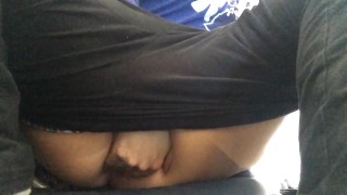 Public Orgasm On A Plane