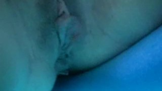 Pussy floating under water