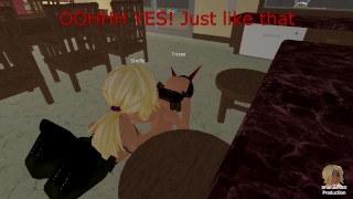 Roblox Sex Story (Part 1) – Trixxx Makes Her Slave Worship Her Pussy