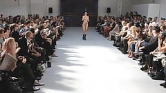 sexy nude in public catwalk model fashion show