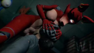 [SFM] FNAF Chica,Foxy and Bonnie gangbang