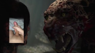 SHADOW OF THE TOMB RAIDER WHITE BIKINI – JAGUAR ATTACK.mp4