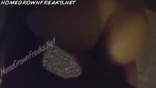 She taking the dick while she on the phone with her man