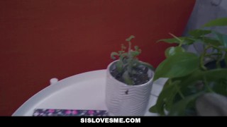 SisLovesMe – Hot Sister Evelin Stone Teases Her Stepbro For Cock