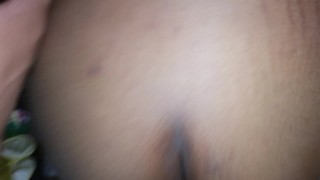 Sneaking a Quickie,in Laundry Room While Friends Outside!