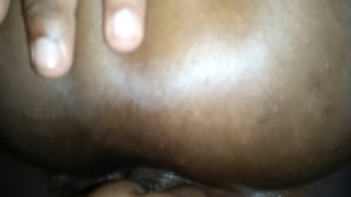 Trying anal for the first time. Her ass is super tight