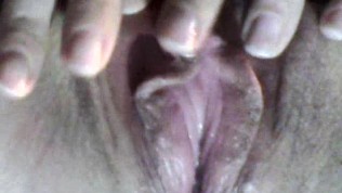 A close up look at my wet pussy and real orgasm