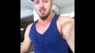 Accidentally cum on face