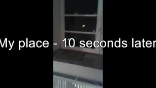 Anale Selbstbefriedigung + Wichsen vor der erleuchteten Fensterbank Teil 3, 04.02.19.avi