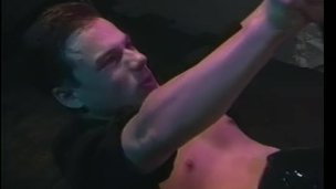 Blond bombshell grabs the dick