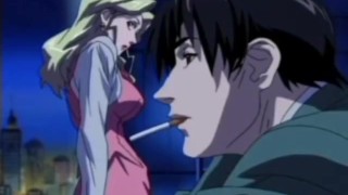 Blond Hentai girl rides huge cock