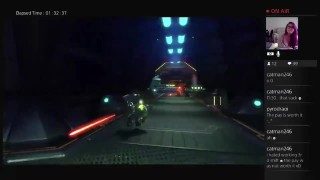 Busty Asian Camgirl plays SFW video games after filming for her porn site