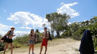 Busty mature smoking