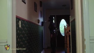 Cleaning attached to a fucking machine