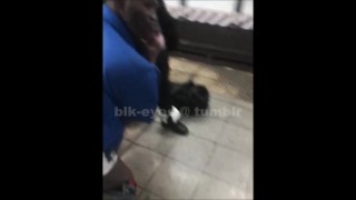 CRAZY public action in NYC subway