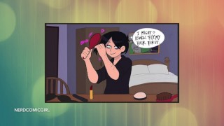 Crossdresser tries on sexy lace lingerie (Part 5) SOUND