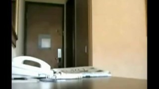 Exhib- Wanking Behind GIrls Back