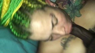 Face Fuckin Mommy Nutted on her lips