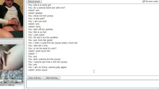 Fun on omegle with a russian couple