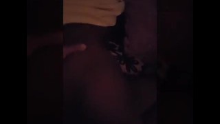 Hooking up with hot black girl in the dorm