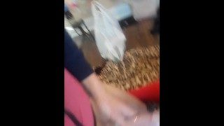 judy taking good care of her big cock friend