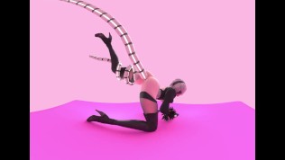 NIER AUTOMATA 2B TENTACLE ANAL 4K VR ANIMATION BY LIKKEZG