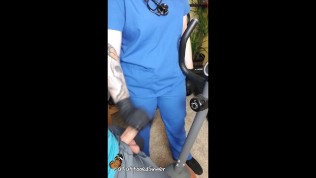 Nurse Home Visit: Tattooed Nurse encourages rehab patient