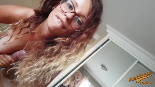 Oil Massage with big tits fuck and prostate massage