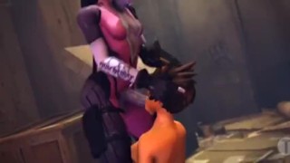 Overwatch Widowmaker and Tracer Fuck
