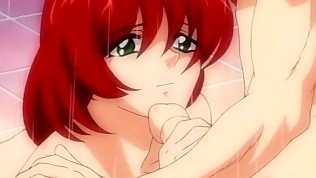 Passionate hentai sex after showering