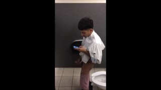 Peep hole spy masturbating