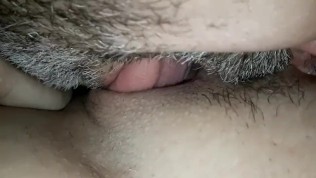 Pelle licks the wet pussy